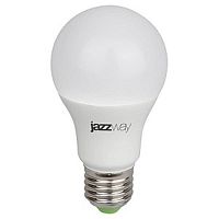 Фито-лампа светодиодная для растений JazzWay PPG Agro А60 Груша Е27 220В 9Вт 5:1 650нм 450нм картинка 